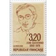 France Francia Nº 2641 1990 Jean Guéhenno , lujo France Francia Nº 2641 1990 Jean Guéhenno , lujo