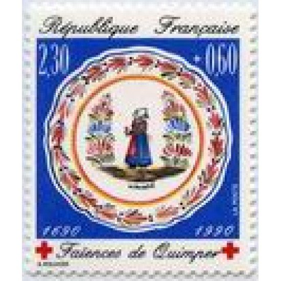 France Francia Nº 2646 1990 Cruz roja, lujo
