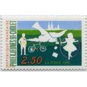 France Francia Nº 2690 1991 Expo filatélica, lujo France Francia Nº 2690 1991 Expo filatélica, lujo