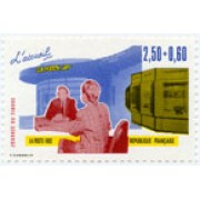 France Francia Nº 2744 1992 Día sello, de carnet, lujo