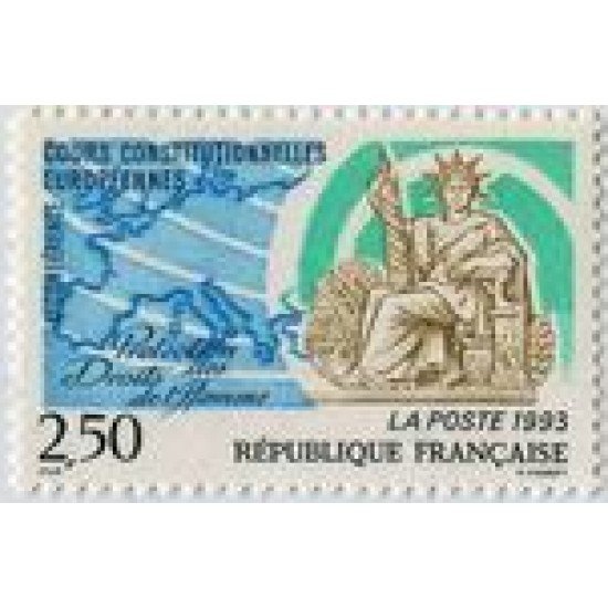 France Francia Nº 2808 1993 Constitución , lujo France Francia Nº 2808 1993 Constitución , lujo
