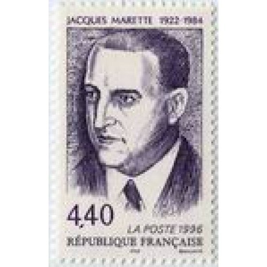 France Francia Nº 3015 1996 Jacques Marette, lujo France Francia Nº 3015 1996 Jacques Marette, lujo