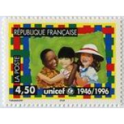 France Francia Nº 3033 1996 UNICEF , lujo
