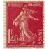 Francre Francia Nº 196 1924 - 1926 Semeuse Nuevo sin fijasellos, lujo