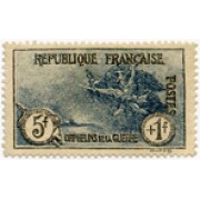 France Francia Nº 232 1926 - 1927 Huérfanos de guerra  Valor clave, nuevo sin fijasellos, lujo