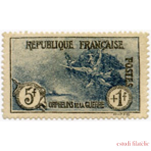 France Francia Nº 232 1926 - 1927 Huérfanos de guerra  Valor clave, nuevo sin fijasellos, lujo