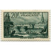 France Francia Nº 394 ( 388/94 ) Puerto de Saint Malo Lujo