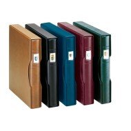 Lindner 1124-S Tapa regular de 18 anillas. NEGRA. 305 x 317 mm  . Juego Tapa+Estuche