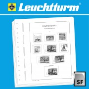 Leuchtturm 300045 SF-hojas preimpresas ONU Nueva York banderas 1980-1989