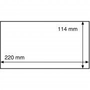Leuchtturm 301041 Fundas protectoras para cartas y tarjetas postales, DIN C6, 220x114 mm, transparentes