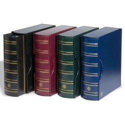Leuchtturm 301901 Tapa de anillas GRANDE, diseño classic GIGANT, con cajetín protector, azul Leuchtturm 301901 Tapa de anillas GRANDE, diseño classic GIGANT, con cajetín protector, azul