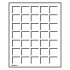 Leuchtturm 302281 Elegante Bandeja para monedas  LIGNUM, 35 divisiones esquinadas de 35 mm Ø