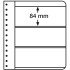 Leuchtturm 302870 hojas-G, 3 divisiones, negro