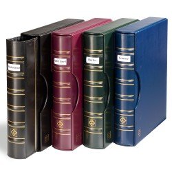 Leuchtturm 302901 tapa de anillas GRANDE SIGNUM, diseño classic, ventan p.inscription c.cajetín prote, azul Leuchtturm 302901 tapa de anillas GRANDE SIGNUM, diseño classic, ventan p.inscription c.cajetín prote, azul