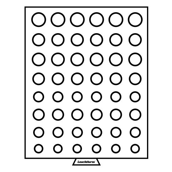Leuchtturm 303198 Bandeja para 6 series monedas euro , color humo Últimas unidades Leuchtturm 303198 Bandeja para 6 series monedas euro , color humo Últimas unidades