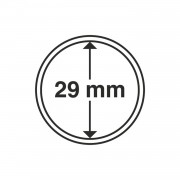 Leuchtturm 303522 cápsulas de monedas diámetro interior 29 mm