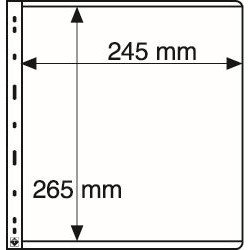 Leuchtturm 304032 Hojas de plástico ROYAL, 1 división, negro Leuchtturm 304032 Hojas de plástico ROYAL, 1 división, negro