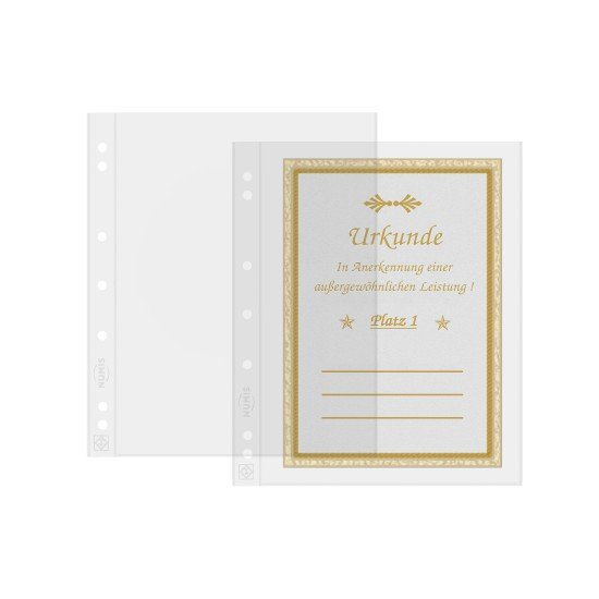 Leuchtturm 304653 Hojas para monedas NUMIS, de 1 división para series de monedas