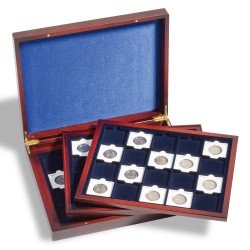 Leuchtturm 304747 Estuche para monedas VOLTERRATRIO de Luxe, cada una p.20 QUADRUM cápsulas50x50 mm,bleu Leuchtturm 304747 Estuche para monedas VOLTERRATRIO de Luxe, cada una p.20 QUADRUM cápsulas50x50 mm,bleu