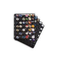 Leuchtturm 305080 Hojas de plástico COMPART, para 42 placas de cava / tapas coronas, negro Leuchtturm 305080 Hojas de plástico COMPART, para 42 placas de cava / tapas coronas, negro
