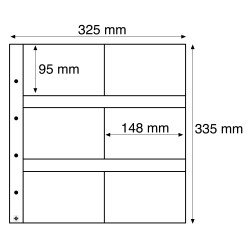 Leuchtturm 307485 hojas de plástico MAXIMUM, para tarjetas Postales antiguas, formato horizontal, transpa. Leuchtturm 307485 hojas de plástico MAXIMUM, para tarjetas Postales antiguas, formato horizontal, transpa.