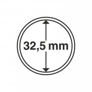 Leuchtturm 308039 cápsulas de monedas diámetro interior 32,5 mm