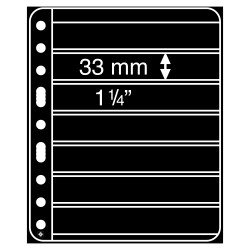 Leuchtturm 308299 hojas de plástico VARIO PLUS, extra rígido, 7 divisiones, negro Leuchtturm 308299 hojas de plástico VARIO PLUS, extra rígido, 7 divisiones, negro