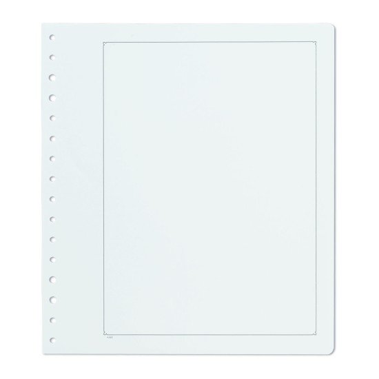 Leuchtturm 308709 KABE Hojas de álbum neutras, de papel con tradicional borde negro Leuchtturm 308709 KABE Hojas de álbum neutras, de papel con tradicional borde negro