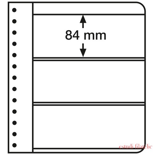 Leuchtturm 309329 hojas-G, 3 divisiones, blanco Leuchtturm 309329 hojas-G, 3 divisiones, blanco