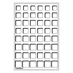 Leuchtturm 309571 Bandeja L con 48 divisiones esquinadas para 6 series de monedas de euro de curso legal,azul Leuchtturm 309571 Bandeja L con 48 divisiones esquinadas para 6 series de monedas de euro de curso legal,azul