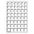Leuchtturm 309571 Bandeja L con 48 divisiones esquinadas para 6 series de monedas de euro de curso legal,azul