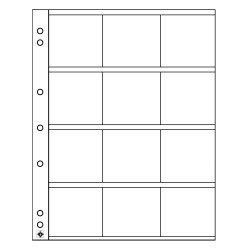Leuchtturm 310444 Hojas para monedas NUMIS, 12 Cartones de monedas (50x50 mm) Leuchtturm 310444 Hojas para monedas NUMIS, 12 Cartones de monedas (50x50 mm)