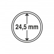 Leuchtturm 310706 cápsulas de monedas diámetro interior 24,5 mm