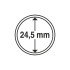 Leuchtturm 310706 cápsulas de monedas diámetro interior 24,5 mm