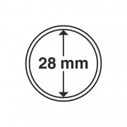 Leuchtturm 312236 cápsulas de monedas diámetro interior 28 mm