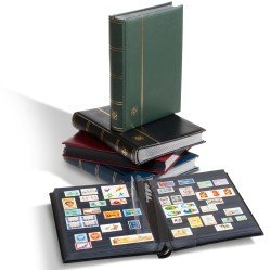 Leuchtturm 312434 Clasificador PREMIUM, DIN A4, 32 páginas negras, tapa de cuero* acolchada, rojo Leuchtturm 312434 Clasificador PREMIUM, DIN A4, 32 páginas negras, tapa de cuero* acolchada, rojo
