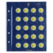 Leuchtturm 312494 hojas para monedas VISTA, de 2 Euros