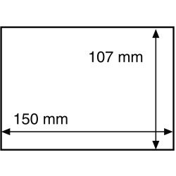 Leuchtturm 313007 Fundas protectoras para cartas y tarjetas postales nuevas 150x107 mm, transparentes Leuchtturm 313007 Fundas protectoras para cartas y tarjetas postales nuevas 150x107 mm, transparentes