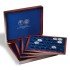 Leuchtturm 313125 Estuche para monedas VOLTERRA QUATTRO de Luxe, para 123 monedas conmemorativas de la RDA