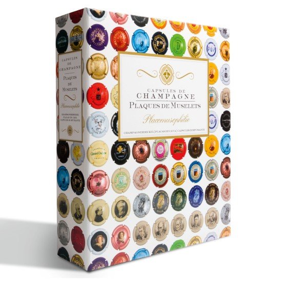 Leuchtturm 313304 Álbum GRANDE para placas de cava, 5 hojas negras para 210 capas incluido Leuchtturm 313304 Álbum GRANDE para placas de cava, 5 hojas negras para 210 capas incluido