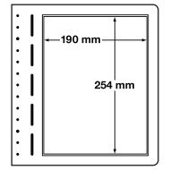 Leuchtturm 313874 LEUCHTTURM hojas en blanco-LB, 1 división, 190x254 mm