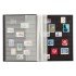 Leuchtturm 313944 Clasificador COMFORT,DIN A4, 64 páginas negras, tapa acolchada, rojo