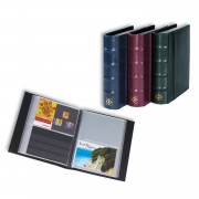 Leuchtturm 314054 Álbum para tarjetas Postales con 50 hojas transparentes, azul