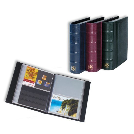 Leuchtturm 314054 Álbum para tarjetas Postales con 50 hojas transparentes, azul Leuchtturm 314054 Álbum para tarjetas Postales con 50 hojas transparentes, azul