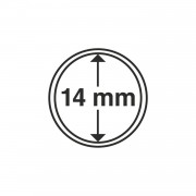 Leuchtturm 314071 cápsulas de monedas diámetro interior 14 mm