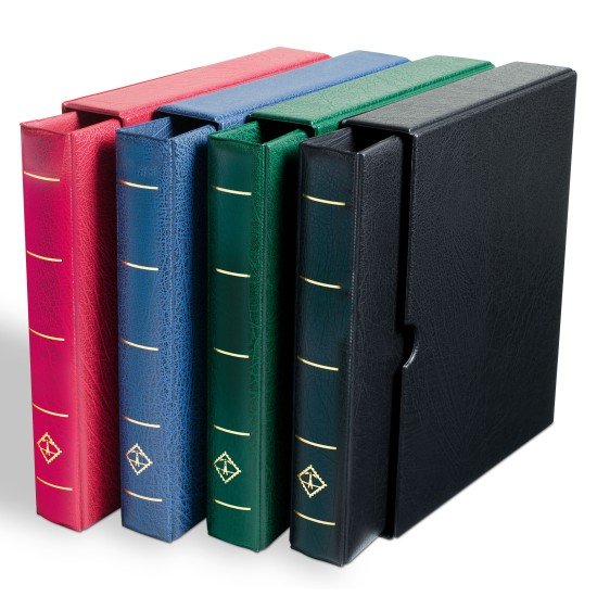 Leuchtturm 314742 Tapa de anillas OPTIMA F, con cajetín protector, rojo