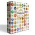 Leuchtturm 314779 Albúm tapas coronas GRANDE, con 5 hojas COMPART