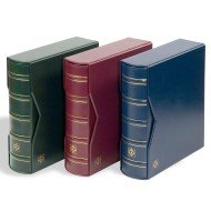 Leuchtturm 315375 Álbum para 200 FDCs o cartas en el formato C6, con cajetín protector, verde
