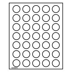Leuchtturm 315465 Elegante Bandeja para monedas LIGNUM, 35 divisiones redondas de 32,5 mm Ø Leuchtturm 315465 Elegante Bandeja para monedas LIGNUM, 35 divisiones redondas de 32,5 mm Ø