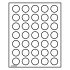 Leuchtturm 315465 Elegante Bandeja para monedas  LIGNUM, 35 divisiones redondas de 32,5 mm Ø